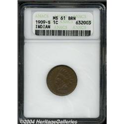 1909-S[1C] MS61 Brown ANACS.