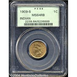 1909-S[1C] MS64 Red and Brown PCGS.