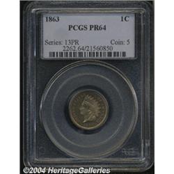 1863[1C] PR64 PCGS.