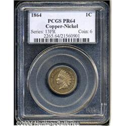 1864[1C] Copper-Nickel PR64 PCGS.