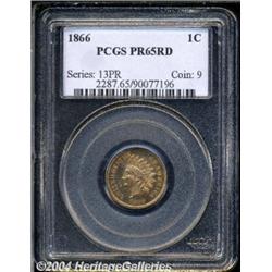 1866[1C] PR65 Red PCGS.