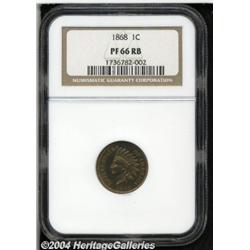 1868[1C] PR66 Red and Brown NGC.