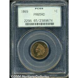 1869[1C] PR65 Red PCGS.