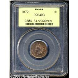 1872[1C] PR64 Red and Brown PCGS.