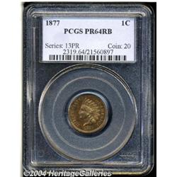 1877[1C] PR64 Red and Brown PCGS.