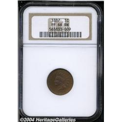 1887[1C] PR66 Brown NGC.