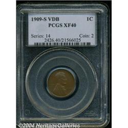 1909-S VDB[1C] XF40 PCGS.