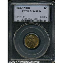 1909-S VDB[1C] MS64 Red PCGS.