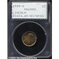 1909-S[1C] MS65 Red PCGS.
