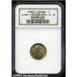 1909-S[1C] S Over Horizontal S MS65 Red NGC.