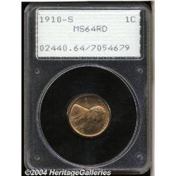 1910-S[1C] MS64 Red PCGS.