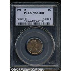 1911-D[1C] MS64 Red PCGS.