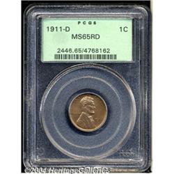 1911-D[1C] MS65 Red PCGS.