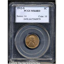 1912-S[1C] MS64 Red PCGS.