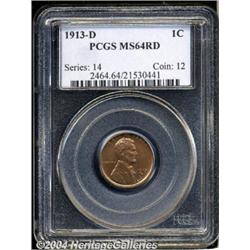 1913-D[1C] MS64 Red PCGS.