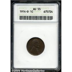 1914-D[1C] AU55 ANACS.
