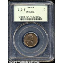 1915-S[1C] MS64 Red PCGS.