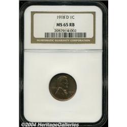 1918-D[1C] MS65 Red and Brown NGC.