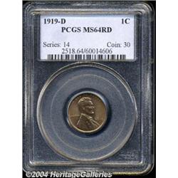 1919-D[1C] MS64 Red PCGS.