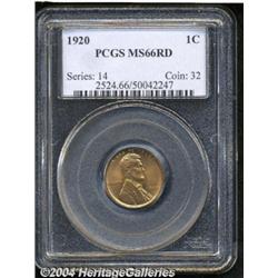 1920[1C] MS66 Red PCGS.
