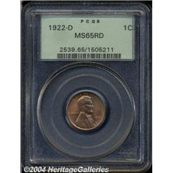 1922-D[1C] MS65 Red PCGS.