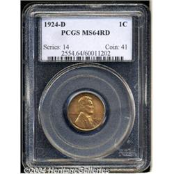 1924-D[1C] MS64 Red PCGS.