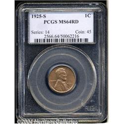 1925-S[1C] MS64 Red PCGS.
