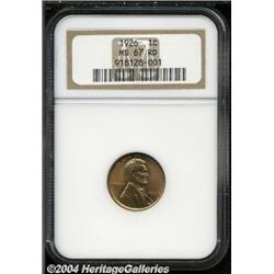 1926[1C] MS67 Red NGC.