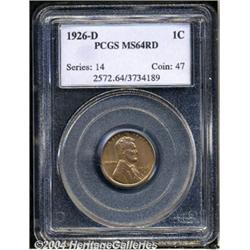 1926-D[1C] MS64 Red PCGS.