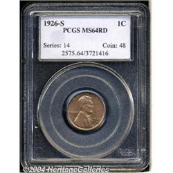 1926-S[1C] MS64 Red PCGS.