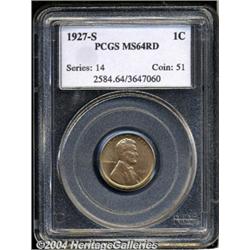 1927-S[1C] MS64 Red PCGS.