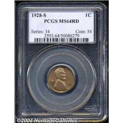 1928-S[1C] MS64 Red PCGS.