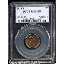 1928-S[1C] MS64 Red PCGS.