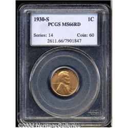 1930-S[1C] MS66 Red PCGS.
