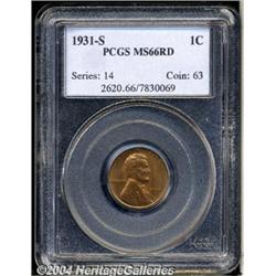 1931-S[1C] MS66 Red PCGS.