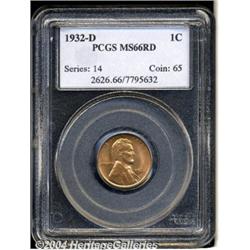 1932-D[1C] MS66 Red PCGS.