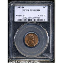 1933-D[1C] MS66 Red PCGS.