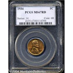 1934[1C] MS67 Red PCGS.