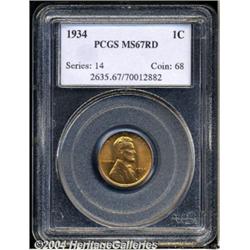 1934[1C] MS67 Red PCGS.