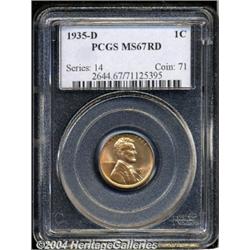 1935-D[1C] MS67 Red PCGS.
