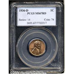 1936-D[1C] MS67 Red PCGS.