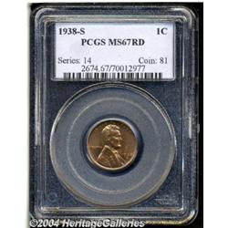 1938-S[1C] MS67 Red PCGS.