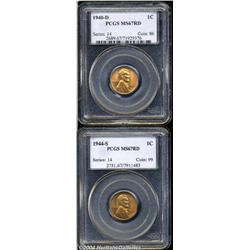 1940-D[1C] MS67 Red PCGS,
