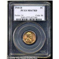 1940-D[1C] MS67 Red PCGS.