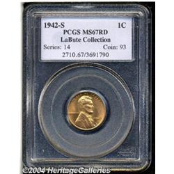 1942-S[1C] MS67 Red PCGS.