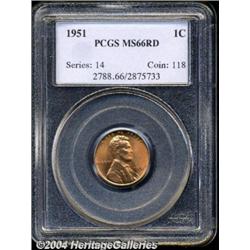 1951[1C] MS66 Red PCGS.
