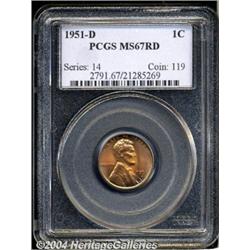1951-D[1C] MS67 Red PCGS.