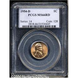 1954-D[1C] MS66 Red PCGS.