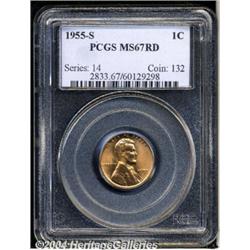 1955-S[1C] MS67 Red PCGS.