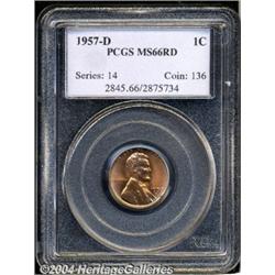 1957-D[1C] MS66 Red PCGS.